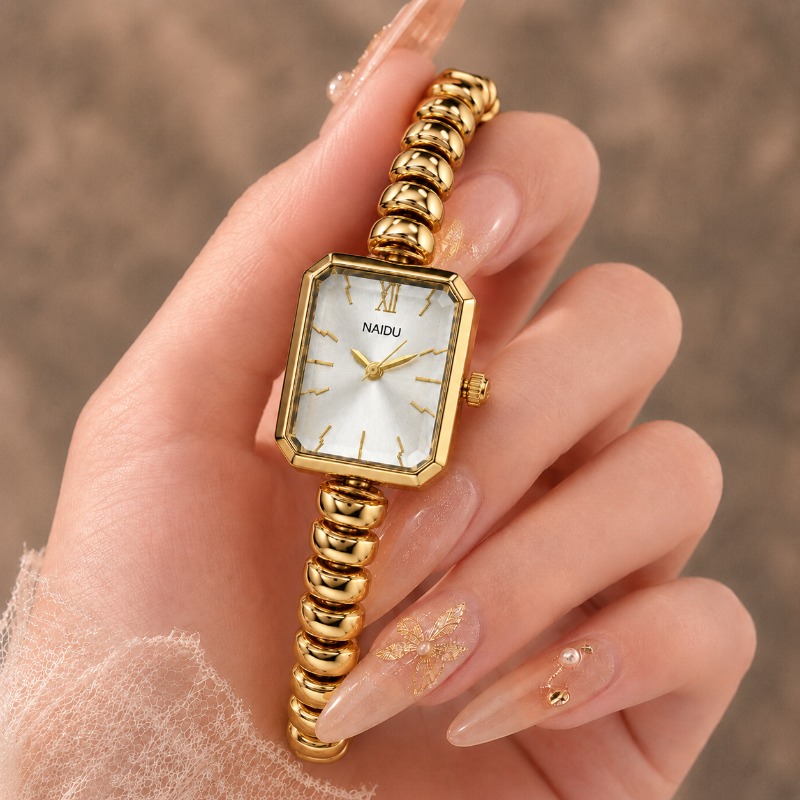 Jewelry Watches Luxury - NAIDU Gold Watch for Women Mini