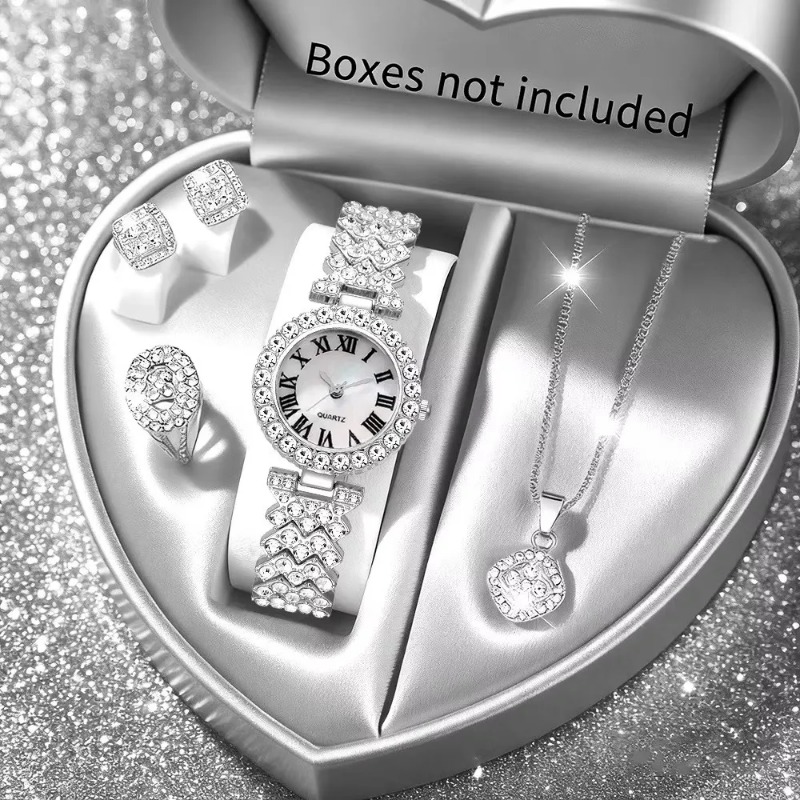 5PCS Luxury Rhinestone Women's - Jewelry Watches Luxury 评论和价格