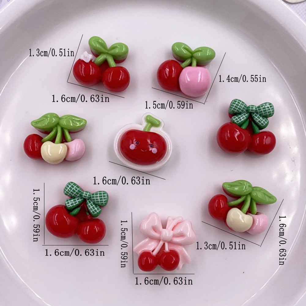 24pcs Colorful Kawaii Cartoon  - Paradise Jewelry & Watches Llc Miami Photos 评论和价格