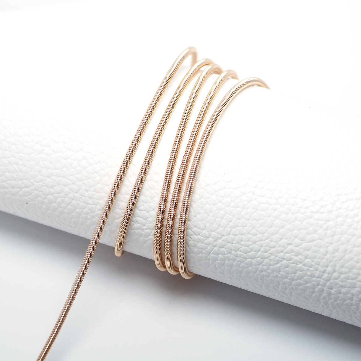 Spring Chains,Rose Gold Plated - Rose Gold Bracelet 评论和价格
