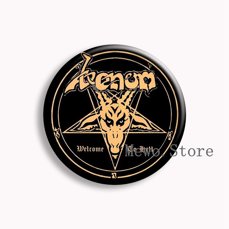 Rock Mayhem Band Soft Button P - Vintage Brooch Pin 评论和价格