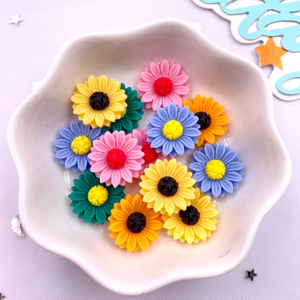 30Pcs Resin Colorful 15mm Sunf - Paradise Jewelry & Watches Llc Miami Photos 评论和价格
