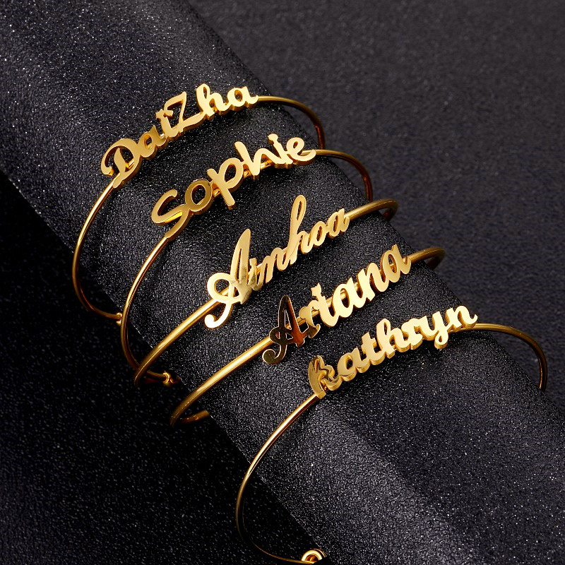 20 Styles Fashion Customized N - Rose Gold Bracelet 评论和价格