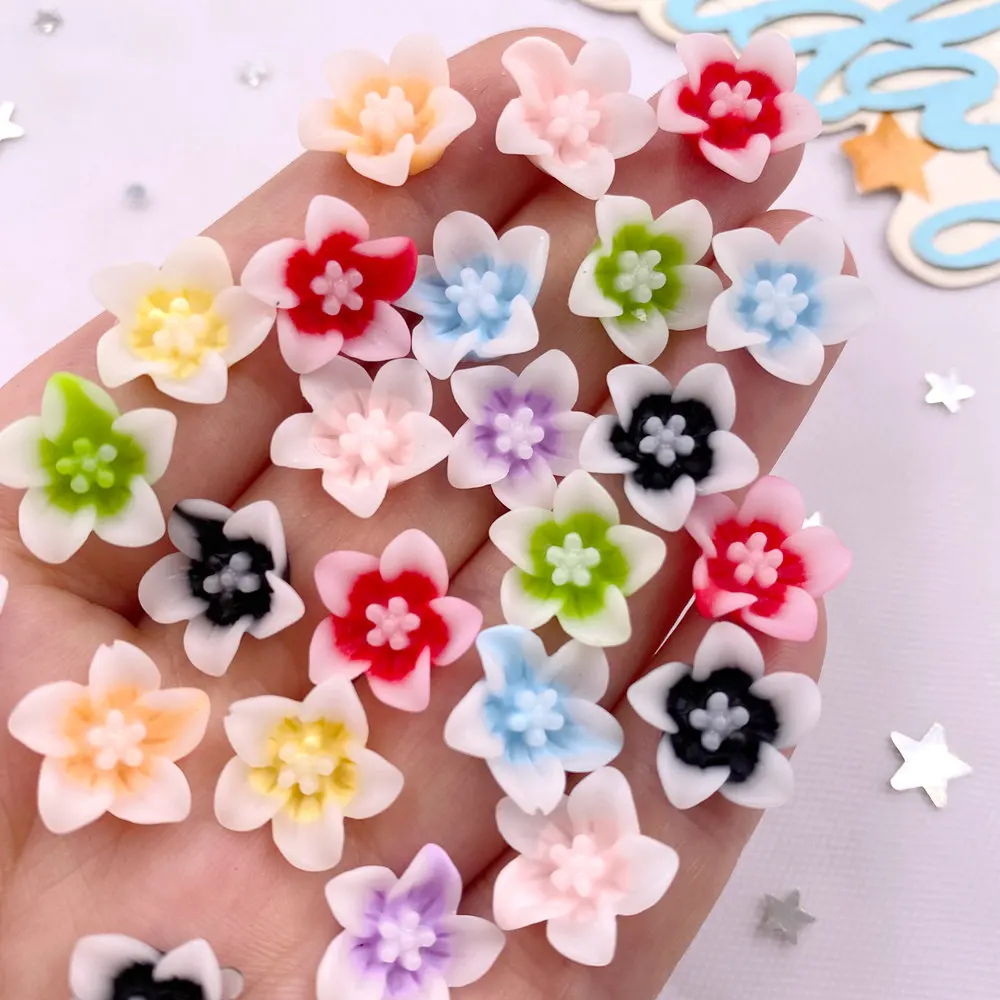 50pcs Resin 13mm Colorful 3D M - Paradise Jewelry & Watches Llc Miami Photos 评论和价格