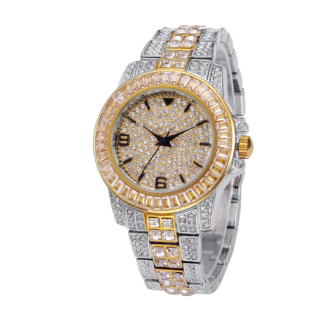 Luxury Full Stone Quartz Watch - Jewelry Watches Luxury 评论和价格