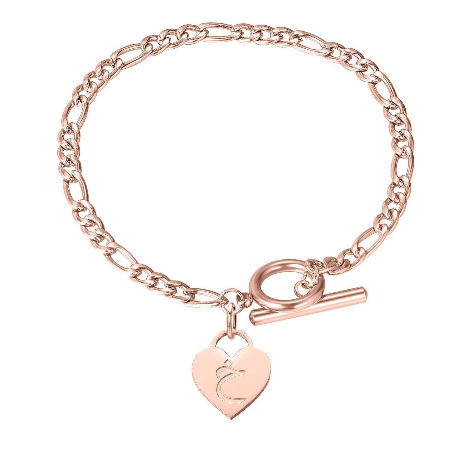 Custom Arabic name bracelet pe - Rose Gold Bracelet 评论和价格