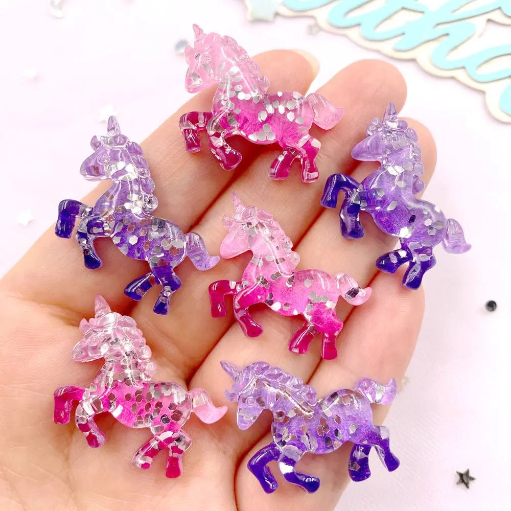 6PCS Colorful Resin Glitter 3D - Paradise Jewelry & Watches Llc Miami Photos 评论和价格