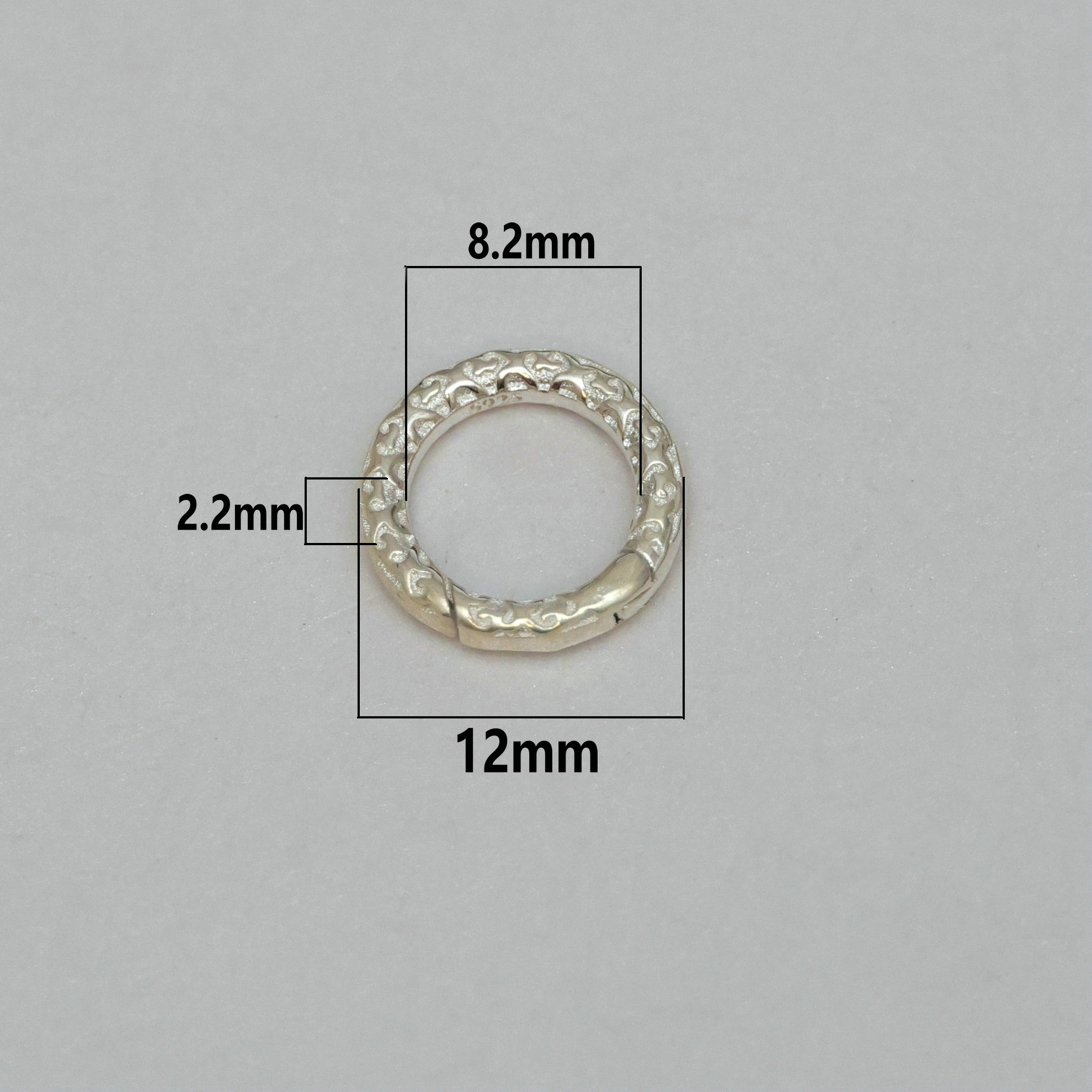 1PC 925 Sterling Silver Round  - Fine Jewelry & Watches Photos 评论和价格