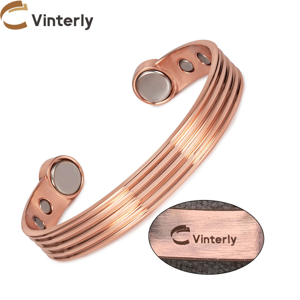 Customized Pure Copper Bracele - Rose Gold Bracelet 评论和价格