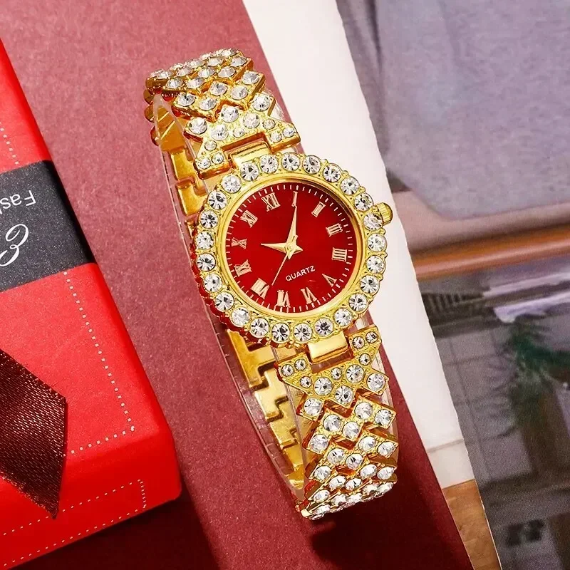 Golden Luxury Watch Women Ring - Jewelry Watches Luxury 评论和价格