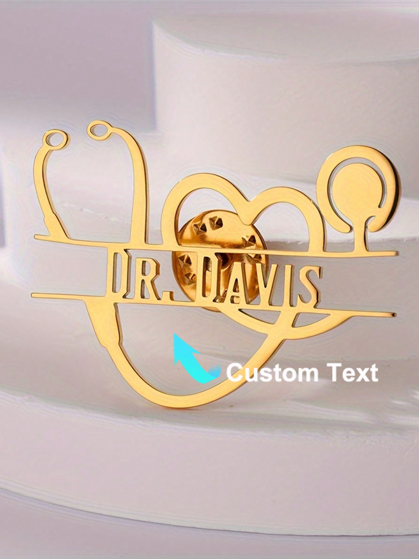 Personalized Vintage Stethosco - Vintage Brooch Pin 评论和价格