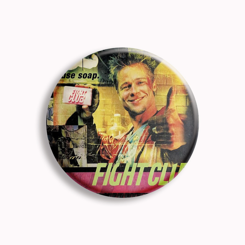 Retro Classic Movie Fight Club - Vintage Brooch Pin 评论和价格