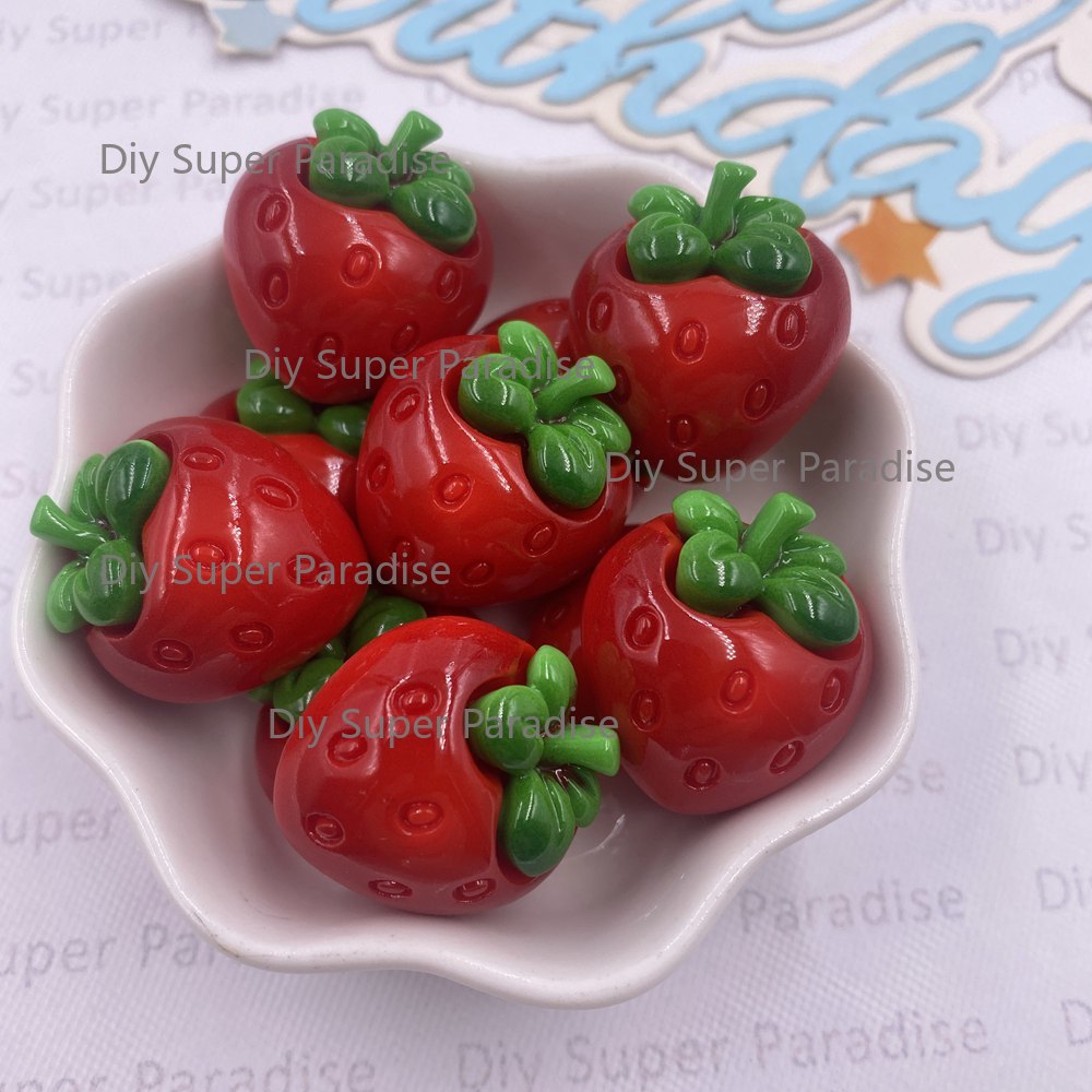 8PCS Resin Kawaii Colorful Red - Paradise Jewelry & Watches Llc Miami Photos 评论和价格