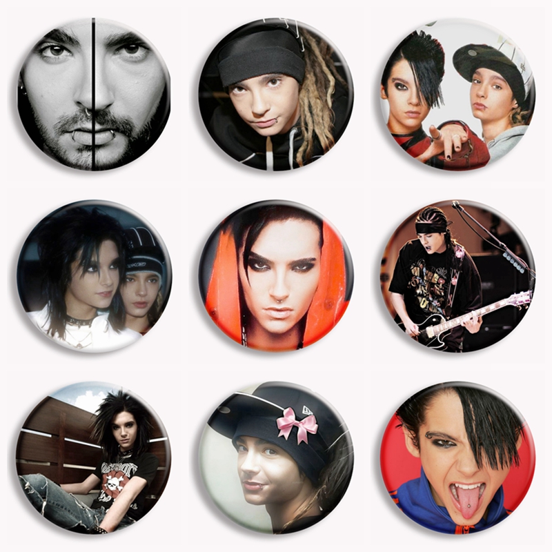 Rock Band Tokio Hotel Kaulitz  - Vintage Brooch Pin 评论和价格