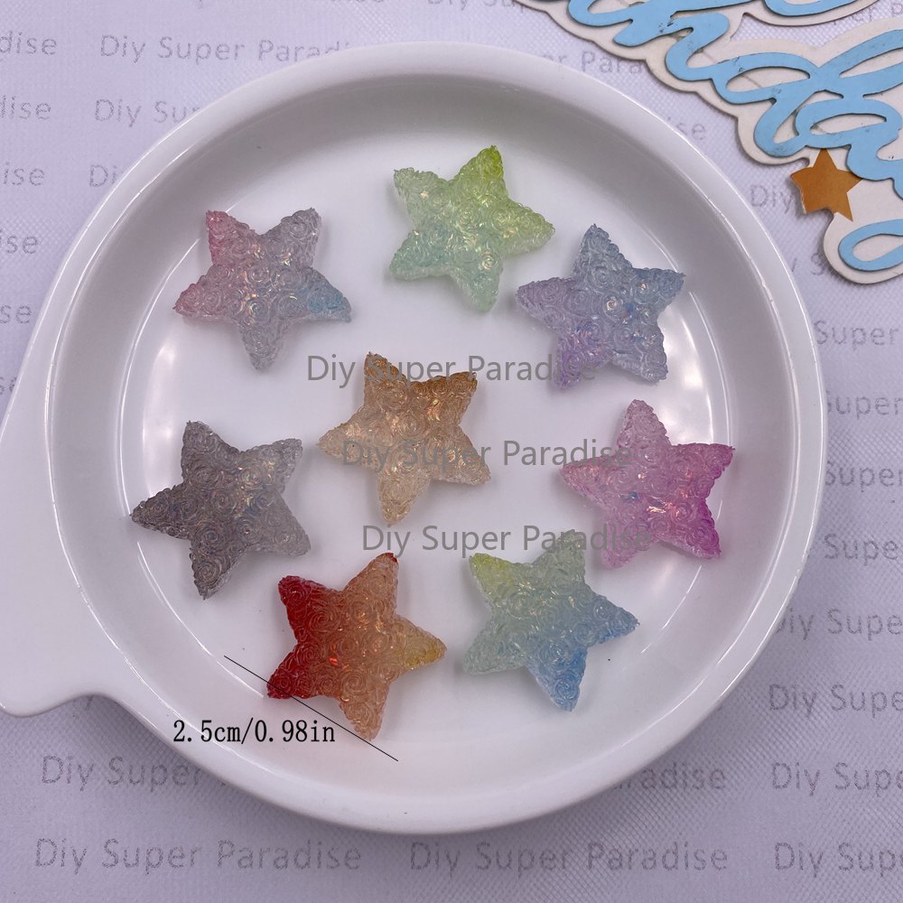 10PCS Resin Clear Candy Color  - Paradise Jewelry & Watches Llc Miami Photos 评论和价格