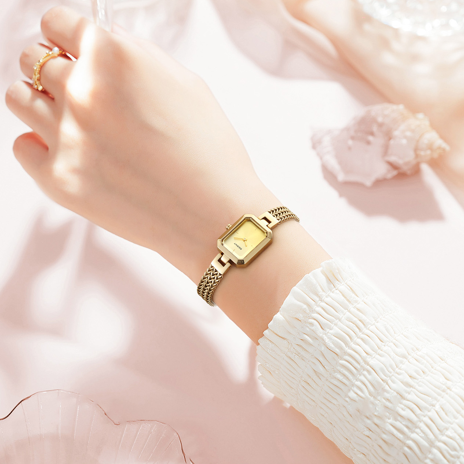 BERNY Gold Watch for Women Min - Jewelry Watches Luxury 评论和价格